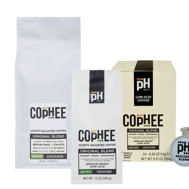 Full Caffeine Original Blend, Low Acid Coffee